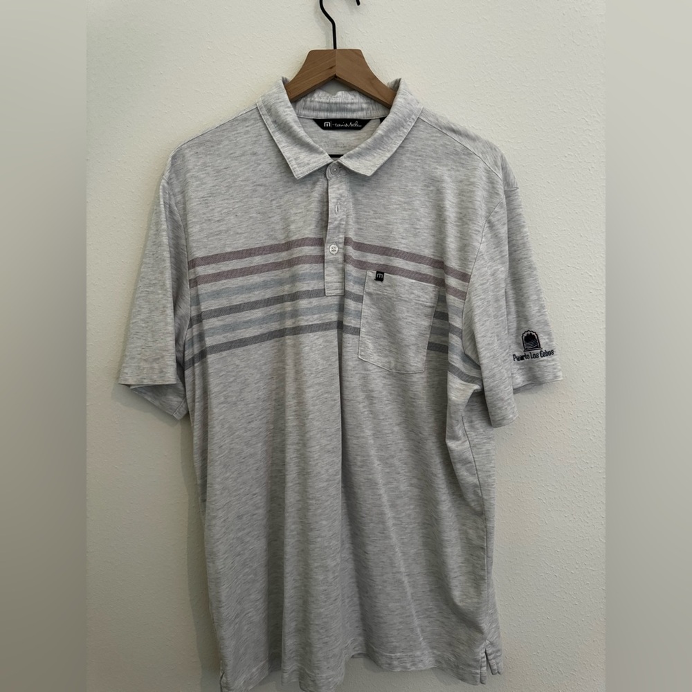 Men’s XXL, Travis Matthew, golf polo Puerto los Cabo golf course.